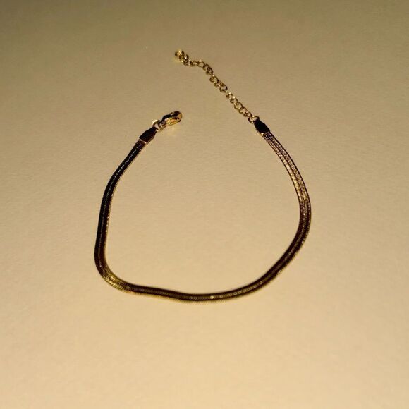 Snake chain anklet N967 - Picture 3 of 5